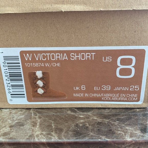 Koolaburra by Ugg - Victoria Short Bootie - Women’s 8 - Cognac - Picture 14 of 15